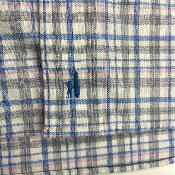 Johnnie-O Alzer Big Tall Performance Plaid Button Down Long Sleeve Shirt 2XLT - Picture 15 of 16